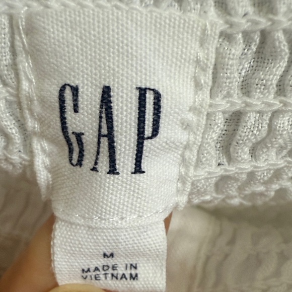 GAP White Smocked Bodice Dress - Picture 2 of 7